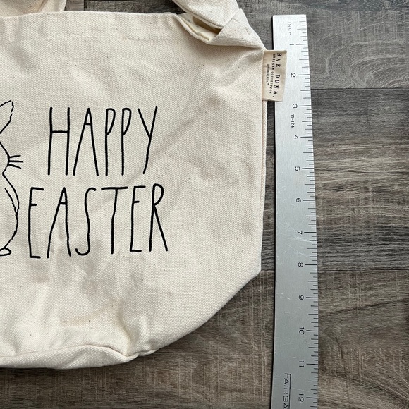 Rae Dunn HAPPY EASTER Canvas Tote Bag - Picture 7 of 7